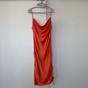 Zara Orange Mini Dress